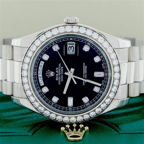 white gold rolex day date president|rolex president white gold 41mm.